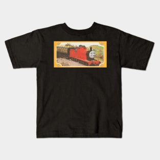 Thomas the Tank Engine Vintage Stamp - James Kids T-Shirt